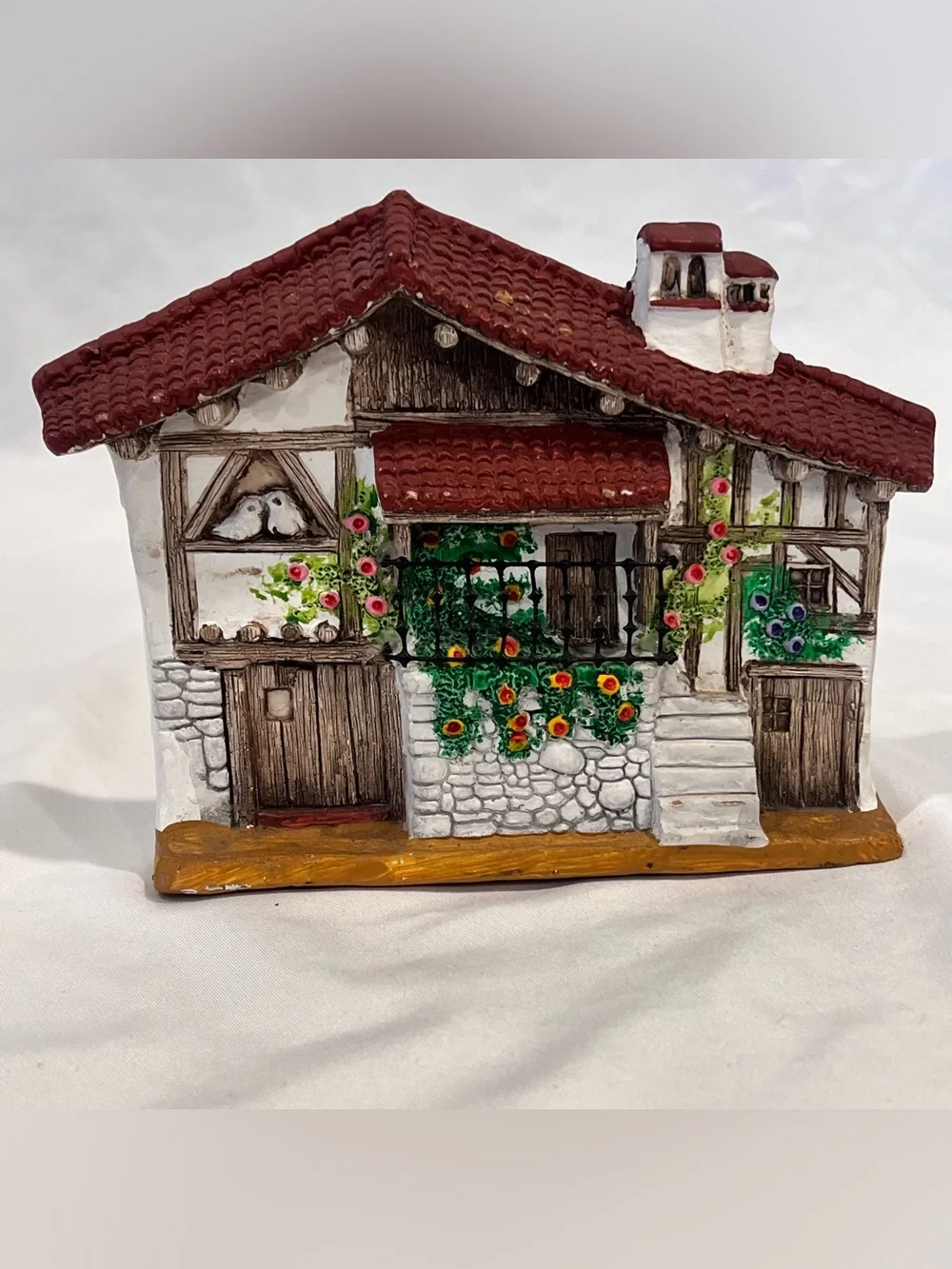 Vintage Ceramica Marquez Spain Cottage Wall Plaque 604